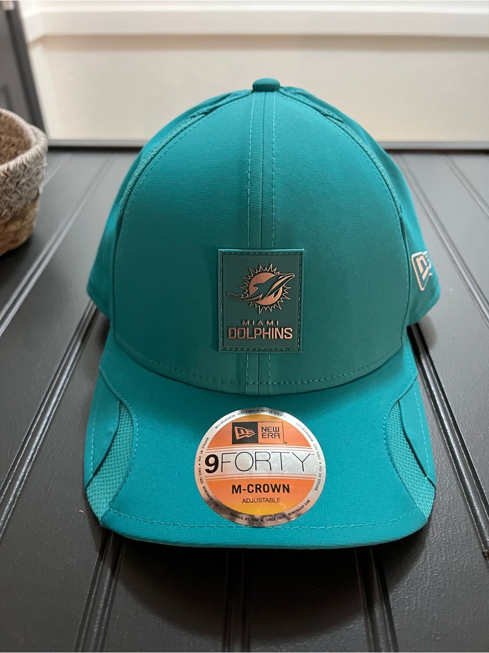New Era Miami Dolphins Teal 9FORTY Adjustable Hat